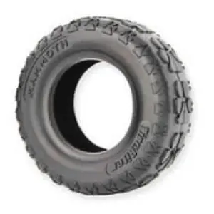 Mammoth TireBiter II 35008F Dog Toy, M, Rubber, Black