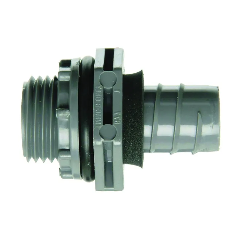 Carlon LN43EA-CTN Conduit Connector, 3/4 in NPT, 1.79 in L, PVC