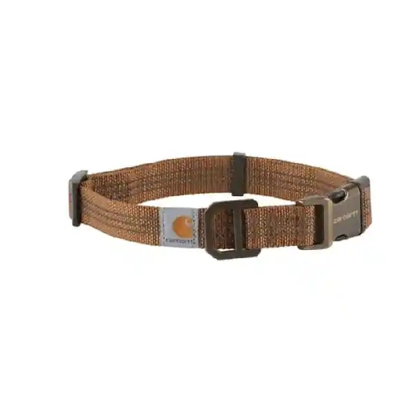 Carhartt P0000343-201-M Tradesman Collar, 12 to 18 in Neck, Duck Canvas/Metal/Nylon, Carhartt Brown