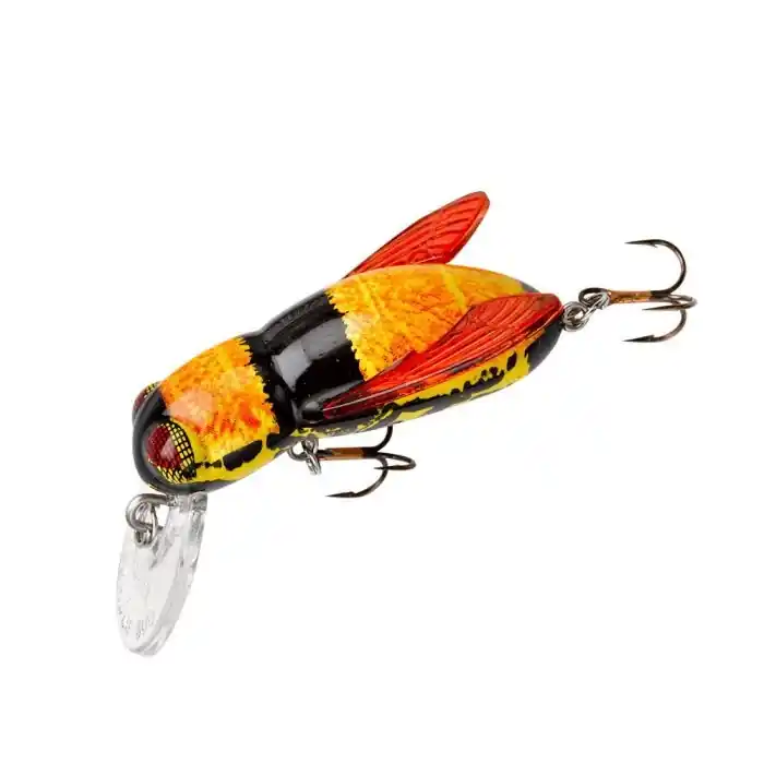 REBEL F74-10 Fishing Lure, Bumble Bug, Crankbait, Bass, Panfish, Bumble Bee Lure