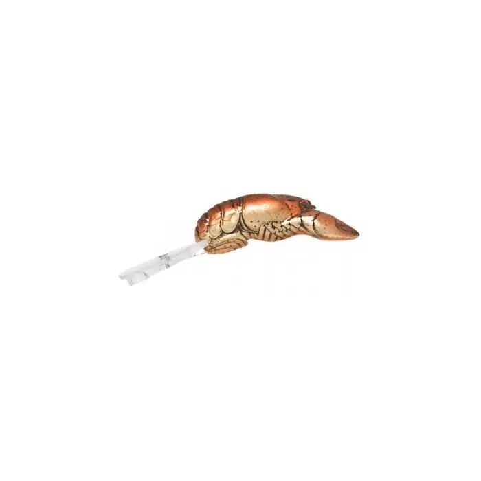 REBEL F76-35 Fishing Lure, Crankbait, Wee Crawfish, Gamefish, Largemouth Bass, Smallmouth Bass, Trout, Walleye