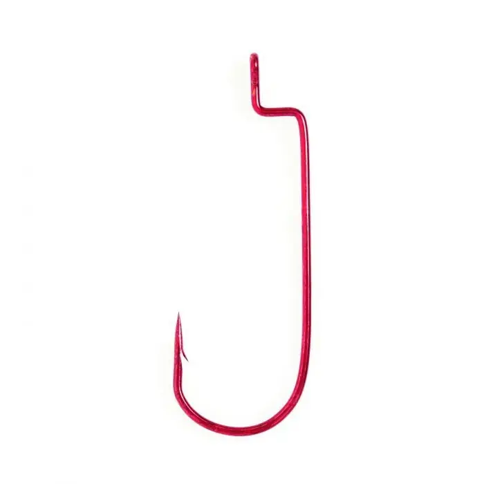 LAZER SHARP L091RGH-3/0 Worm Hook, Red