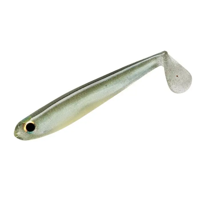 YUM YMM3938 Fishing Bait, Money Minnow, Swimbait, Bass, Gamefish, Plastic, Crystal Smoke Bait