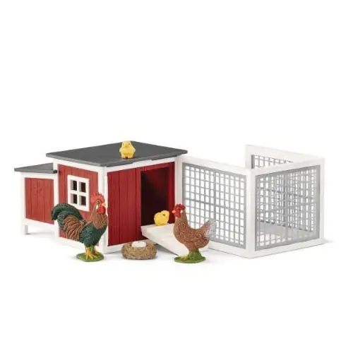 Schleich-S 42421 Chicken Coop Toy, Plastic
