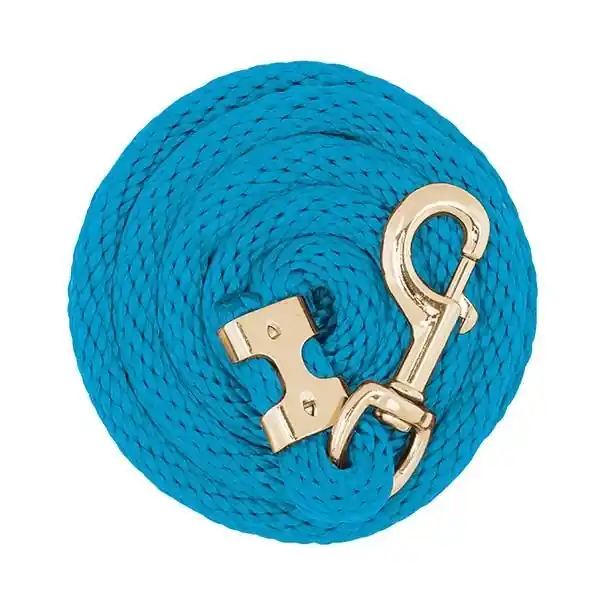 WEAVER LEATHER 35-2155-S29 Lead Rope, 5/8 in, 8 ft L, Polypropylene Line, Hurricane Blue