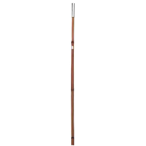 B‘n‘M T TL-123 Rigged Cane Pole, 4 to 8 lb Line, 12 ft OAL, Bamboo