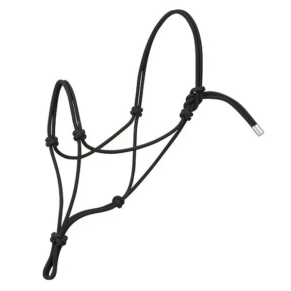WEAVER LEATHER Silvertip 35-9505-S1 95 Rope Halter, Average, Polypropylene, Black