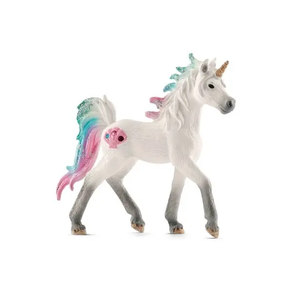 Schleich-S 70572 Bayala Toy, 5 to 12 years, Sea Unicorn Foal, Plastic