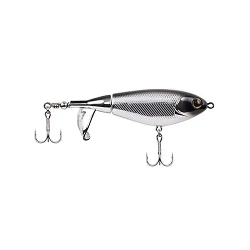 Berkley BHBCP90-BKCH Fishing Lure, Choppo, 2-Hook, Black Chrome Lure