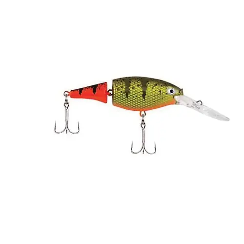 Berkley FFSH7J-FTHP Jointed Fishing Lure, Flicker Shad, 2-Hook, Firetail Hot Perch Lure