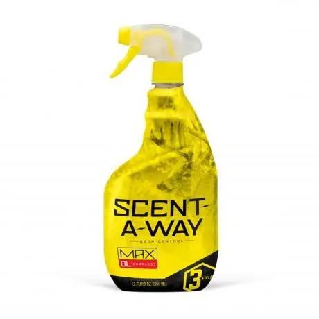 HUNTERS SPECIALTIES Scent-A-Way Max 07740 Odorless Spray, 12 oz Bottle