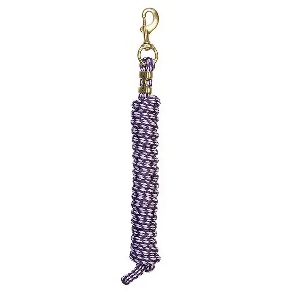 WEAVER LEATHER 35-2100-A5 Lead Rope, 5/8 in, 10 ft L, Polypropylene Line, Orchid/Purple