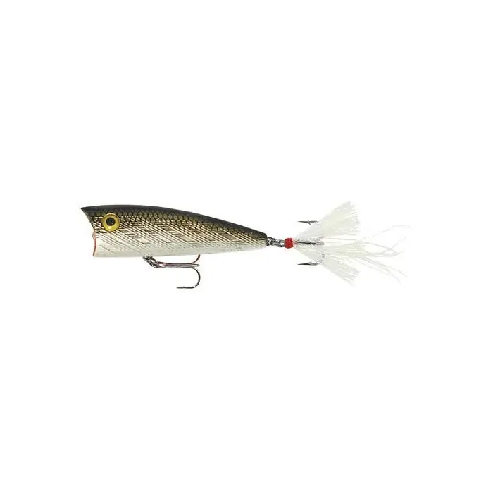 REBEL Pop-R P6048 Fishing Lure, Hard Bait, Bass, Tennessee Shad Lure