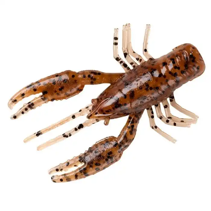 YUM YCRB207 Fishing Bait, Crappie Bait, CrawBug, Crawfish, Soft Bait, Bass, Plastic, Carolina Pumpkin Bait