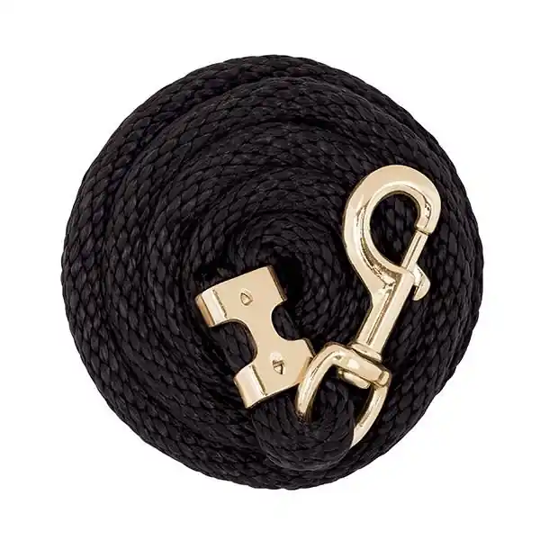WEAVER LEATHER 35-2155-S1 Lead Rope, 5/8 in, 8 ft L, Polypropylene Line, Black