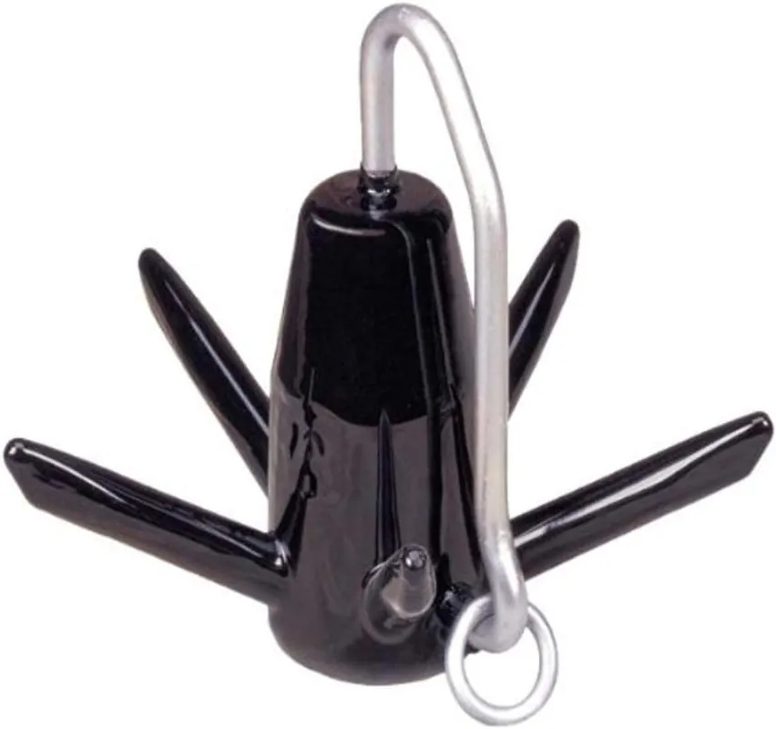 Greenfield 625-B - 25 lb Black Painted Iron Richter Anchor