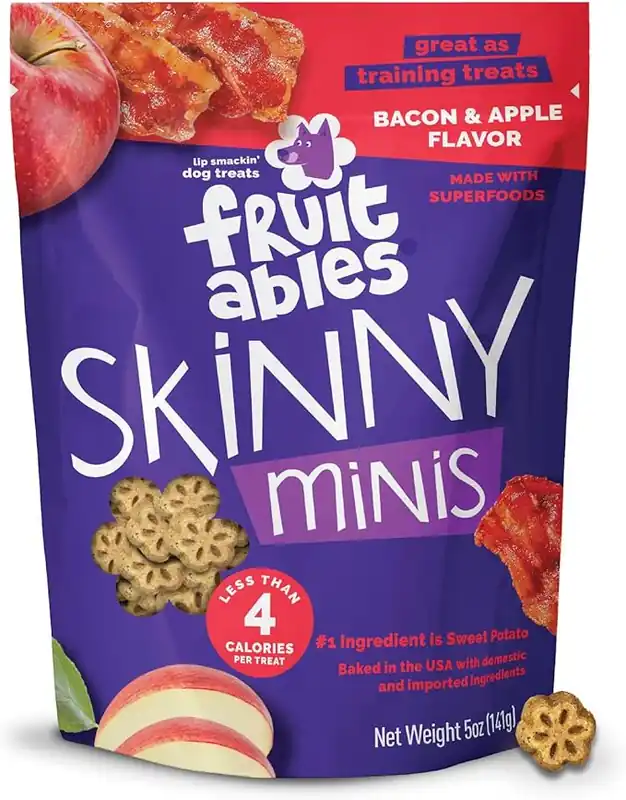 Fruitables Skinny Minis® Apple Bacon Dog Treat - 5 oz.