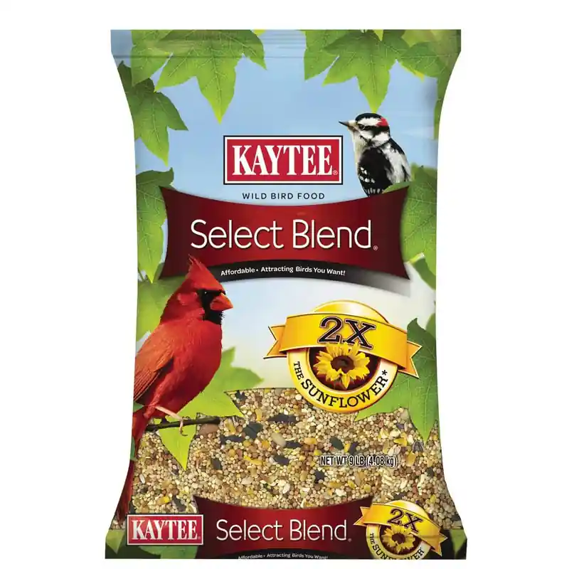 Kaytee 100037715 Wild Bird Seed, Select Blend, 9 lb