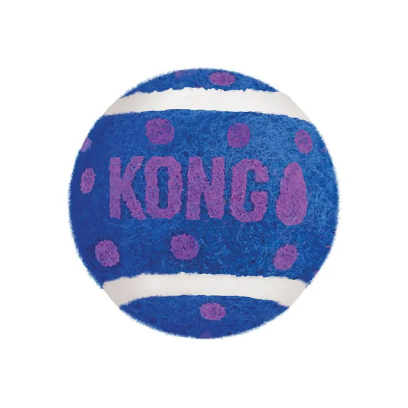 KONG CA56 Cat Toy, One-Size, Active Tennis Ball with Bells, Multi-Color