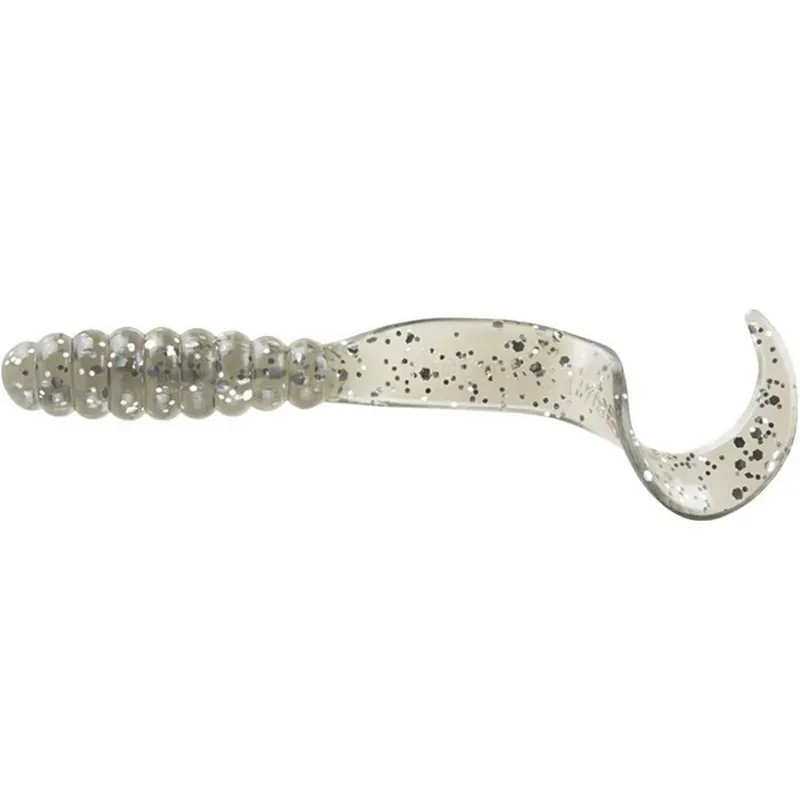 MISTER TWISTER Meeny MTSF20 7S Lure, Curly Tail, Smoke Flake Lure