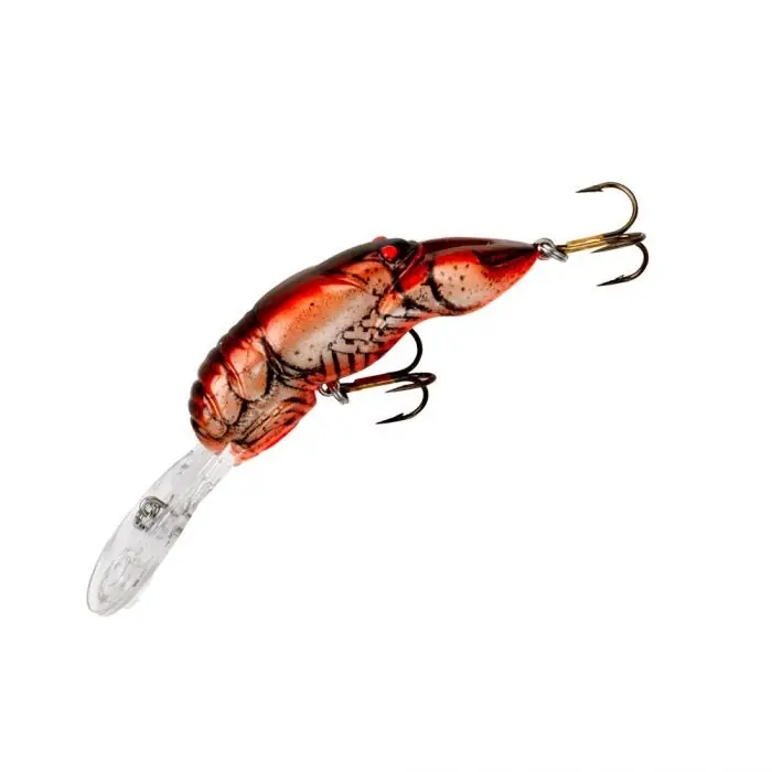 REBEL D7635 Fishing Lure, Crankbait, Deep Wee, Bass, Gamefish, Panfish, Trout, Cajun Crawdad Lure