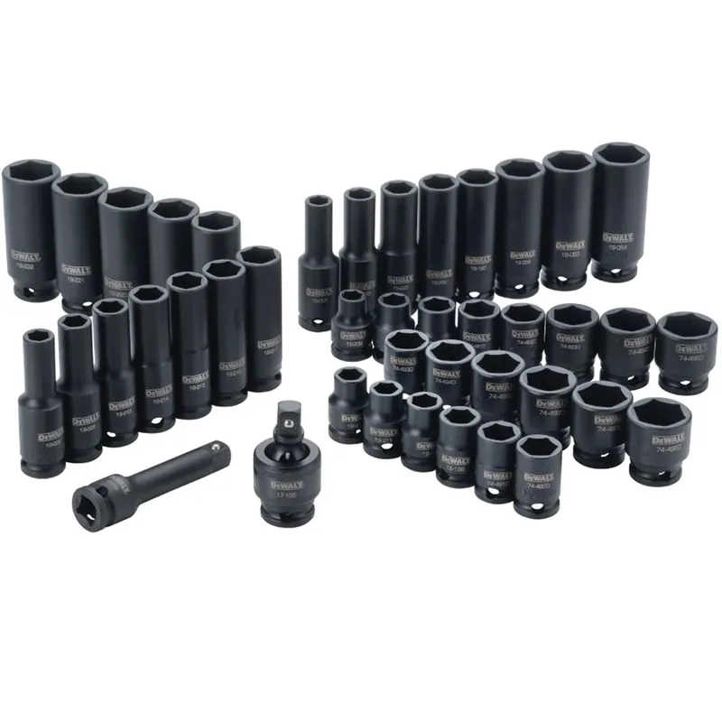 DeWALT DWMT19248 Socket Set, CR-440 Steel, Black Oxide, Specifications 3/8 in Drive Size, 6 Point Size
