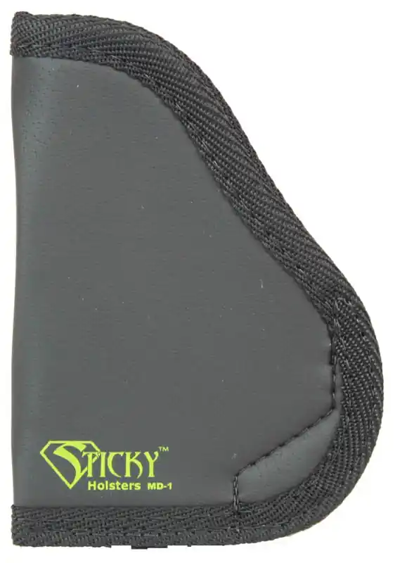 Sticky Holsters MD-1 Medium Sticky Holster, Black, Left/Right Hand, Latex-Free Synthetic Rubber
