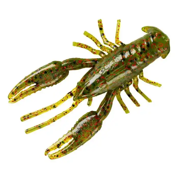 YUM YCRB202 Fishing Bait, Crappie Bait, CrawBug, Crawfish, Soft Bait, Bass, Plastic, Red Flake/Watermelon Bait