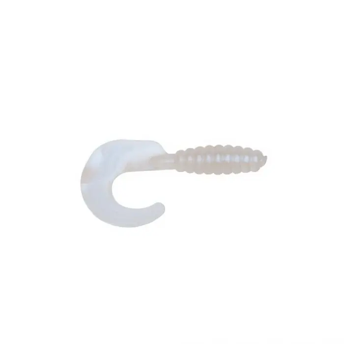 YUM YG283 Fishing Bait, Grub, Soft Bait, Plastic, Pearl White Bait