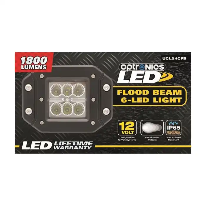 Optronics UCL24 UCL24CFB Flood Light, 12 V, LED Lamp, White Light