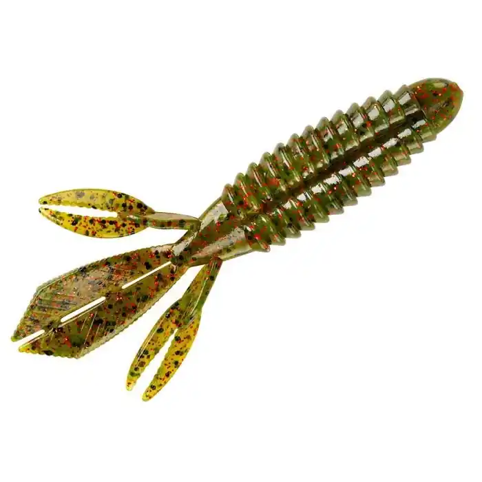 YUM YWBG3-02 Fishing Bait, Soft Bait, Wooly Bug, Bass, Plastic, Red/Watermelon Bait