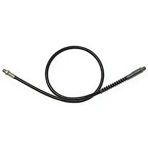 LubriMatic 10536GS Heavy-Duty Flexible Grease Hose, 36 in L, 1/8 in Connection, NPT, 6000 psi Pressure, Steel