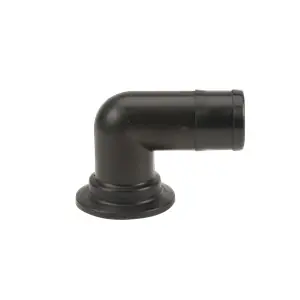 Greenleaf M220BRB90 Manifold Elbow, 90 deg Angle, 2 in, Full Port Flange x Hose Barb, Polypropylene