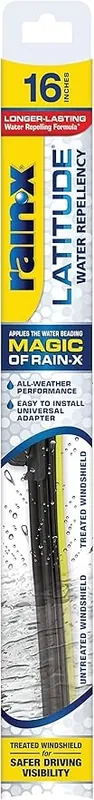 Rain-X Latitude 2-In-1 Wiper Blades, 16" Windshield Wipers (Pack Of 1)