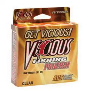 Vicious PCL4 Panfish Fishing Line, 330 yd L, Copolymer, Clear