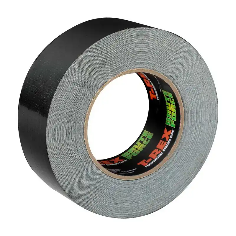 T-Rex Brute Force 242703 Duct Tape, 25 yd L, 1.88 in W, Black