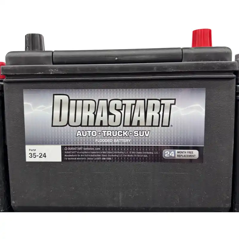 Durastart 35-1 Automotive Battery, 12 V Battery, 49 Ah
