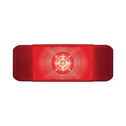Optronics RVSTL60S RV Stop/Turn/Tail Light, LED Lamp, Red Housing, Acrylic Lens