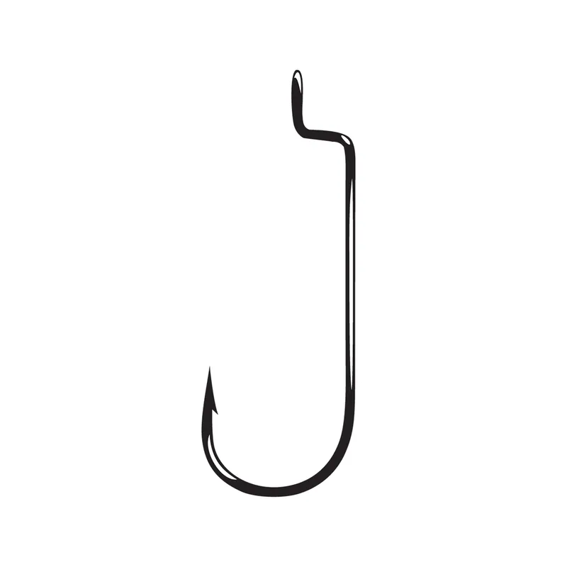 Gamakatsu 54412 Worm Hook, NS Black