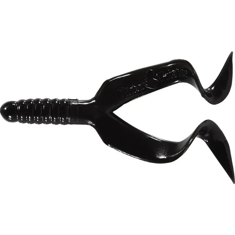 MISTER TWISTER DT10 3 Lure, Double Tail, Bass, Catfish, Crappie, Flathead, Largemouth Bass, Sunfish, Black Lure