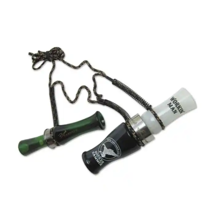BUCK GARDNER L-3CAMO-PKG Triple Loop Call Lanyard, Nylon/Stainless Steel, Camouflage