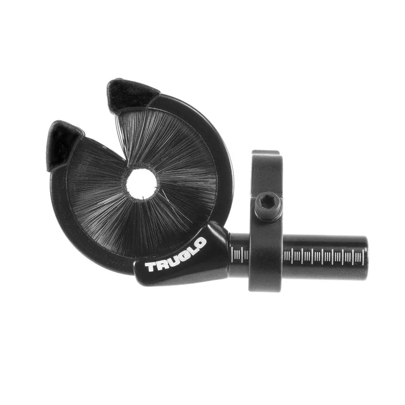 TRUGLO EZ REST TG615B Brush Arrow Rest, Capture Style, Aluminum/Composite, Black, For Carbon and Aluminum Arrows