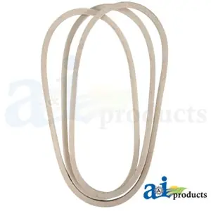 A & I Products A-GX20072 Mower Belt, Wrapped, 103-7/8 in L, 1/2 in W, 0.363 in Thick, White