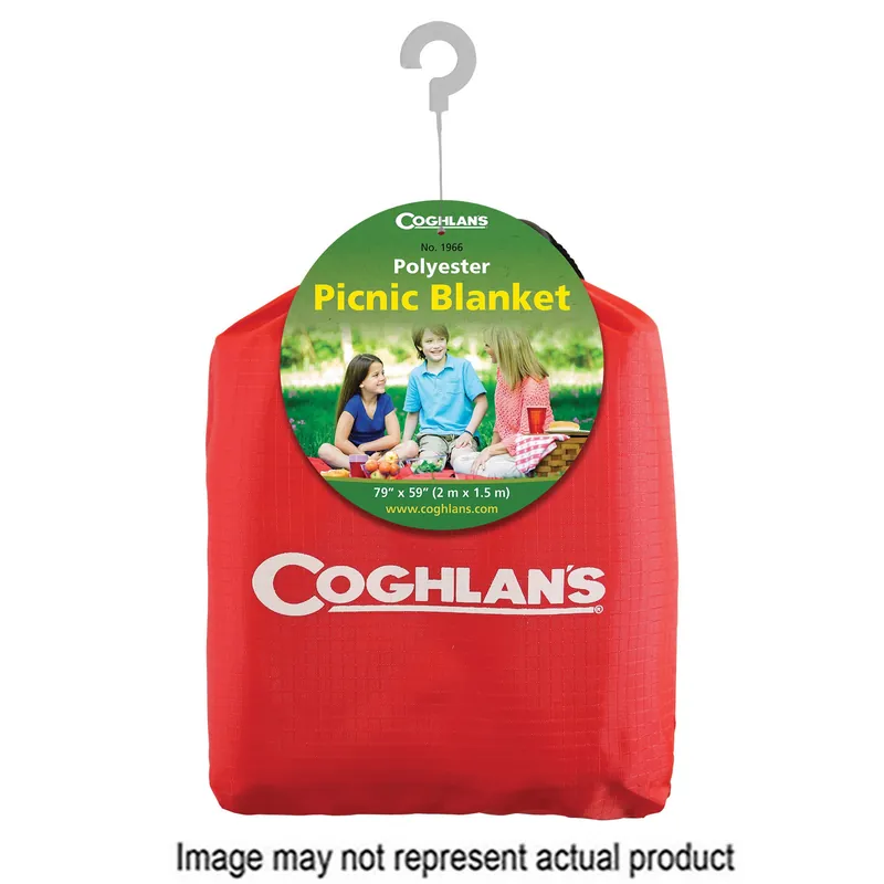 COGHLAN‘S 1966 Picnic Blanket, 59 in L, 78.7 in W, Polyester