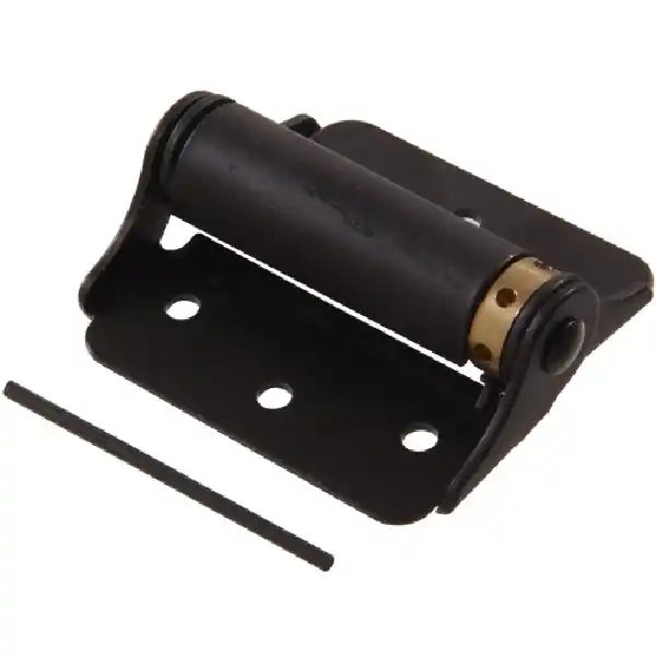 Hardware Essentials 852868 Heavy-Duty Spring Hinge, Steel, Surface Mounting