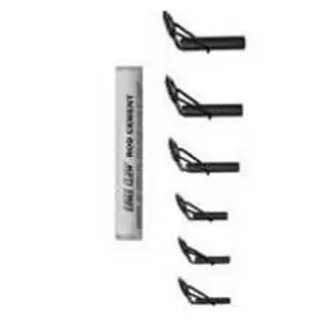 EAGLE CLAW AHDRTK Heavy-Duty Rod Tip Repair Kit, Heavy-Duty, Stainless Steel, Black