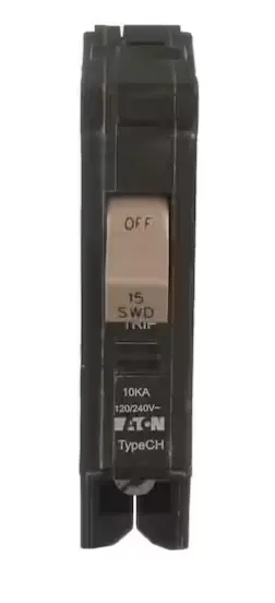 Cutler-Hammer 15 Amp 240 Volts 1-Pole Circuit Breaker with Trip Flag