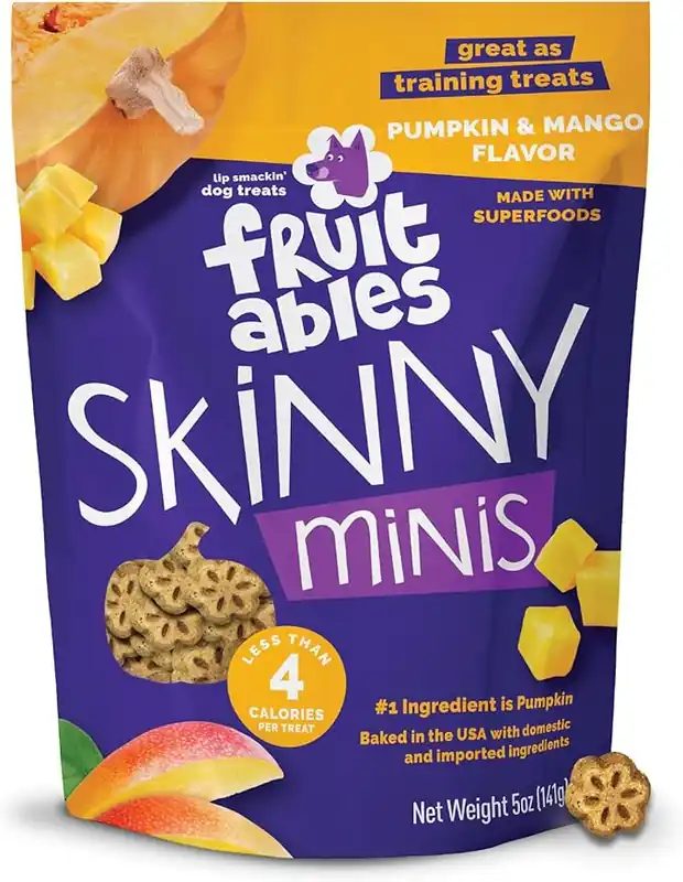 Fruitables Skinny Minis® Pumpkin Mango Dog Treat - 5oz
