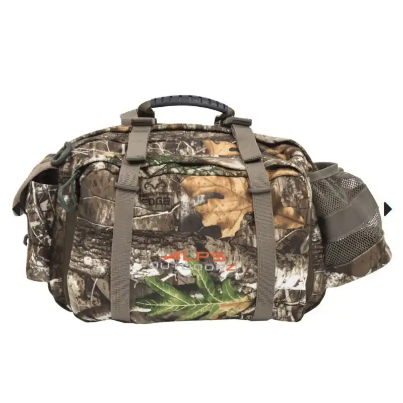 ALPS OutdoorZ 9410123 Little Bear Hunting Bag, 500 cu-in Volume, 4-Pocket, Zipper Closure, Realtree Edge Camouflage