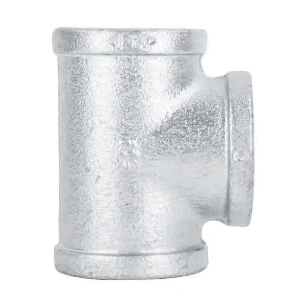 STZ 311 T-112 Galvanized Pipe Tee, 1-1/2 in, Malleable Iron, 300 psi Pressure